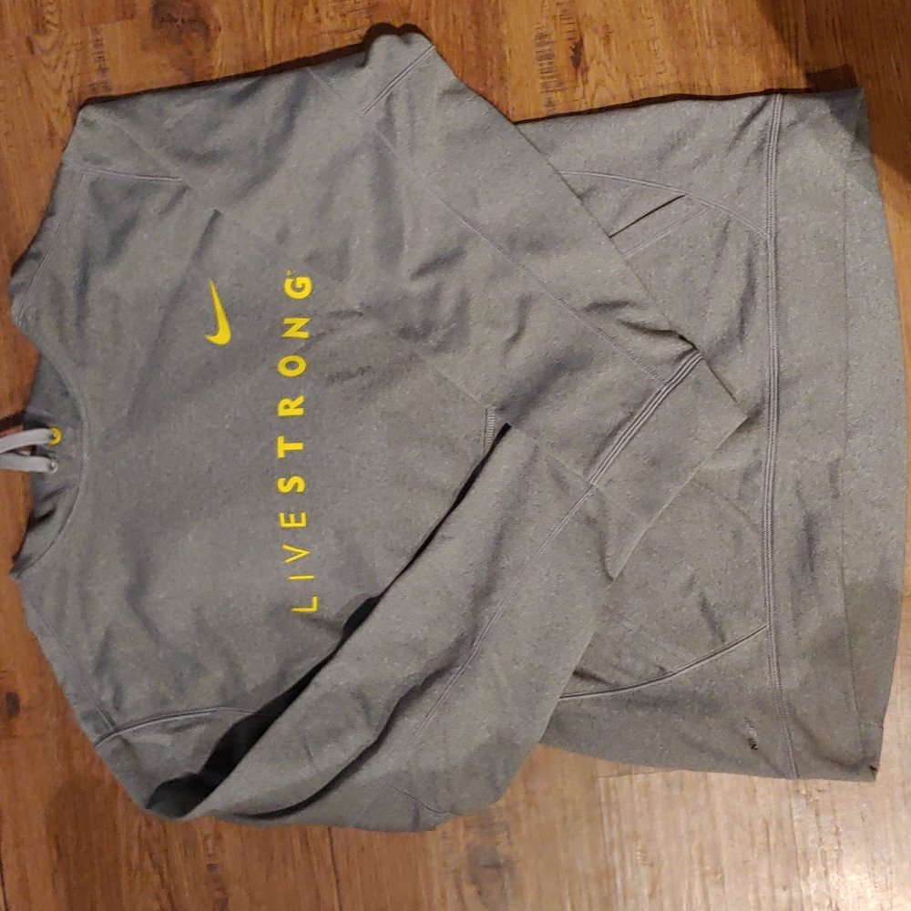 Livestrong grey sweatshirt